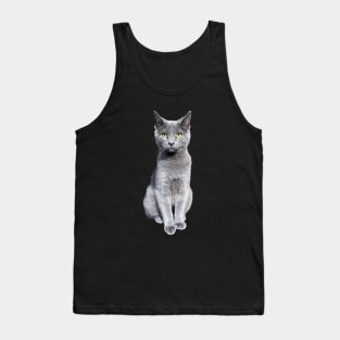 Russian Blue Cat Kitten Tank Top